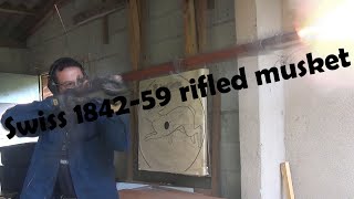 Swiss 1842  59 Rifled Musket [upl. by Manbahs]