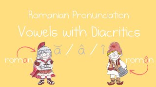 Romanian Pronunciation Vowels with Diacritics ă  â  î  The Difference Diacritics Make [upl. by Beltran]