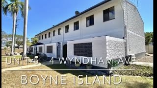 Unit 5 4 Wyndham Ave Boyne Island [upl. by Akehsat869]