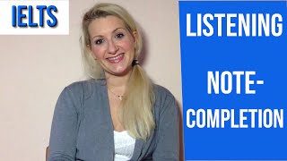 IELTS Listening TIPS for NoteCompletion tasksenglish vid [upl. by Arata]