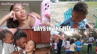 FaceTime style vlog summer makeup sick life  SAHM DIARIES  DAYS IN MY LIFE [upl. by Enoitna]