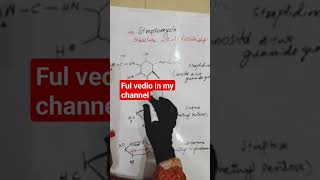 streptomycin medicine chemistry youtubeshorts [upl. by Wehtta]