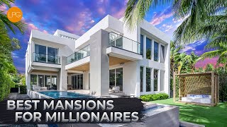 2 HOUR TOUR OF THE MOST LUXURIOUS HOMES amp MANSIONS OF MILLIONAIRES [upl. by Cuhp]