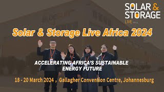 Invitation of Solar amp Storage Live Africa 2024 [upl. by Afnin703]