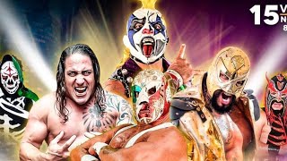 Psycho Clown vs El Mesías vs DMT Azul vs Dr Wagner Jr [upl. by Cassilda]