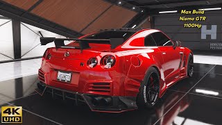 Forza Horizon 5  Widebody NISSAN GTR NISMO Customization amp Top Speed 4K [upl. by Hortensa]