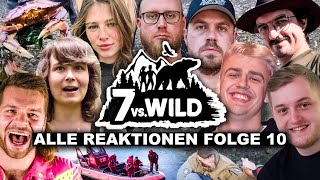 7 vs Wild  ALLE Teilnehmer Reaktionen auf Folge 10 zusammengefasst [upl. by Anastatius600]