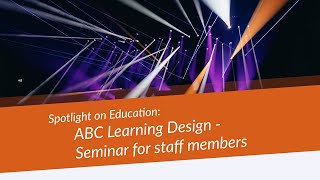 Spotlight on Education ABC Learning Design [upl. by Nimref]