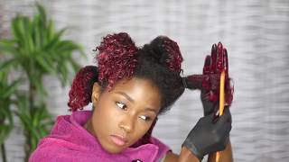 How I dye my natural hair at home no bleach featuring Sally Beauty Supply [upl. by Fong23]