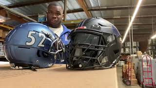 Schutt F7Riddell Speedflex Helmet Comparison Video [upl. by Yattirb]