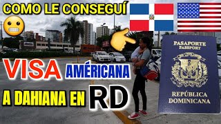 COMO le CONSEGUÍ la VISA AMERICANA a DAHIANA en RD cuales preguntas le hicieron en el consulado [upl. by Setsero]