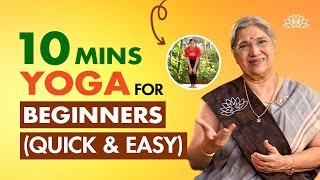 Quick amp Easy 10 min Yoga for beginners  The Yoga Institute [upl. by Grier]