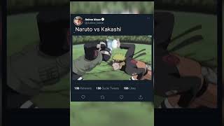 Naruto vs Kakashi rasengan trending shorts [upl. by Erreipnaej]