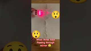 When Rays are passing through mirror What happen 😲🔥🔥🔥🔥 music mirrorwork mirror [upl. by Yelsek]