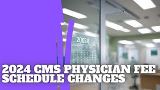 2024 CMS Physician Fee Schedule Changes Revealed Impacts on Reimbursement amp Budgeting [upl. by Tila]