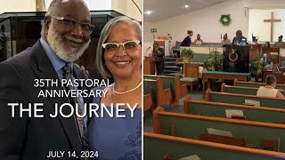 “THE JOURNEY” 35th Pastoral Anniversary 071424newshilohholinesschurch6788 [upl. by Naujed]