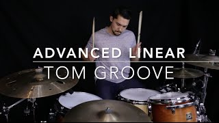 Advanced Linear Tom Groove  Drum Lesson with Eric Fisher [upl. by Lipcombe]