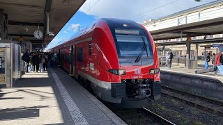 Im FTX Desiro HC Br 1462 als RE14 von Hirschaid nach Nürnberg Hbf mit SOUND und Vollgas 160 kmh [upl. by Assiluj]