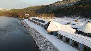 Arctic Wilderness Lodge Winter  4K  Sorrisniva Alta Norway [upl. by Trautman]