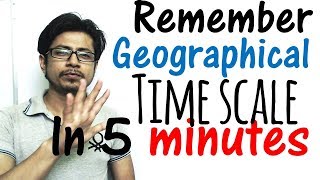 Geological time scale chart made easy with tricks  memorize geographical time scale in 5 minutes [upl. by Robena]