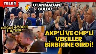 Ali Yerlikaya Ve CHP’li Vekiller Göğüs Göğüse İtişti Yerlikaya Kameraya Saldırdı Arbede Bitmedi [upl. by Elysha]