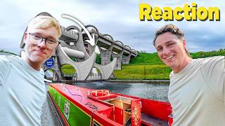 Reaktion auf DownieLive  Riding the Worlds ONLY ROTATING BOAT LIFT [upl. by Enieledam]