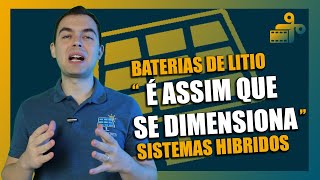 Revelado o calculo de BATERIAS DE LITIO para SISTEMAS HIBRIDOS Solar [upl. by Utter]