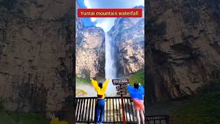 Fake yuntai mountain waterfall of China shorts youtubeshorts [upl. by Marchelle]