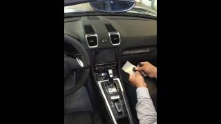 Porsche PCM Radio Screen Protector Install [upl. by Aoh]