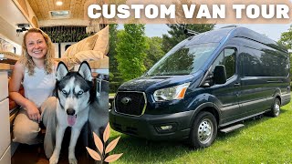 FULL TOUR of my NEW Ford Transit Camper Van 🚐 Professional Van Conversion by Drifter Vans [upl. by Marietta448]