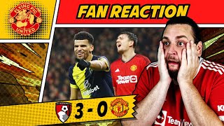 RANT 🤬 Ten Hag Shambles Man Utd 03 Bournemouth GOALS United Fan REACTS [upl. by Gebelein838]