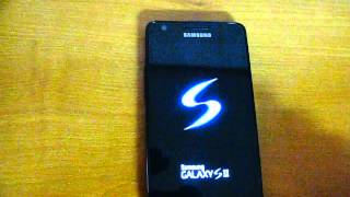 Samsung Galaxy S II Shutdown and Startup Smooth Boot No Lag [upl. by Ecylahs]