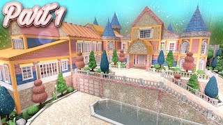 Bloxburg Pastel Palace Speedbuild Part 18 [upl. by Courcy307]