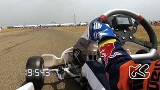 FIA Karting Onboard Arvid Lindblad at Zuera [upl. by Brittan]