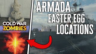 ARMADA ALL Locations Amplifiers Monkeys Projetor and Red Rift For Outbreak Easter Eggs [upl. by Enahpets]