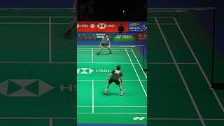 Great counterattacking play from Lee Zii Jia shorts badminton BWF [upl. by Reginald]