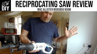 Cheap Reciprocating Saw Mac Allister UnboxingReview  DIY Vlog 24 [upl. by Seldan460]