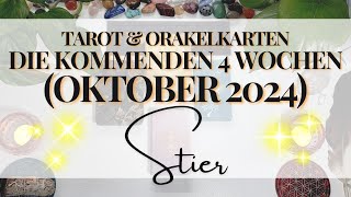 ♡ STIER ☆ Fokus auf dich Ende der Toxizität amp Beistand ☆ Oktober 2024 ☆ Tarot und Orakelkarten ♡ [upl. by Ahtram]