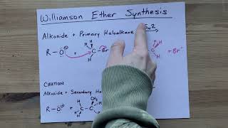 Williamson Ether Synthesis Alkoxide  Primary Haloalkane [upl. by Gail862]