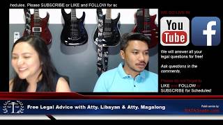 Free Legal Advice with Atty Libayan amp Atty Magalong [upl. by Tobin847]