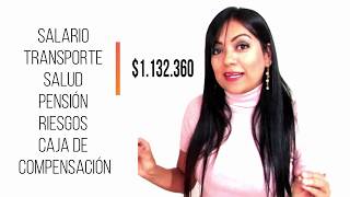 ¿CUÁNTO CUESTA REALMENTE CONTRATAR A UN TRABAJADOR SALARIO MÍNIMO 2019 COLOMBIA [upl. by Anil]