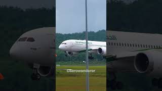 IRAQI AIRWAYS B7878 landing at Kuala Lumpur Airport shorts aviation b787 landing youtubeshorts [upl. by Samson67]