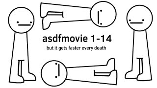 asdfmovie 114 but it gets faster every death [upl. by Lleral]