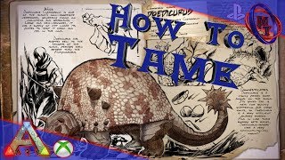 Ark Survival Evolved How To Tame Doedicurus [upl. by Atiuqes14]