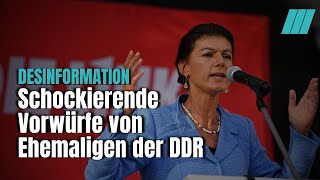 Sahra Wagenknecht im Kreuzfeuer der Kritik im Osten Deutschlands [upl. by Airotciv44]