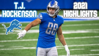 TJ Hockenson 2021 Highlights [upl. by Niemad]