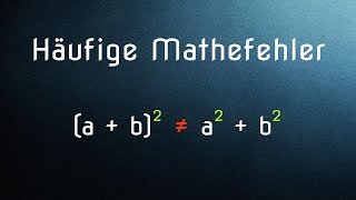 Die 10 häufigsten Mathefehler  und wie ihr sie vermeidet [upl. by Lalla320]