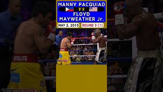 Manny Pacquiao 🇵🇭 VS 🇺🇸 Floyd Mayweather Jr  May 2 2015  ROUND 3 1 [upl. by Abeu76]