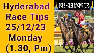 Hyderabad Race Tips  251223 Monday 130 Pm  indian horse racing tips [upl. by Epilif]