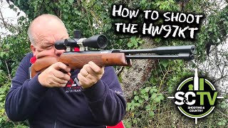 SampC TV  Gary Chillingworth  How to shoot the Weihrauch HW97KT [upl. by Papotto]